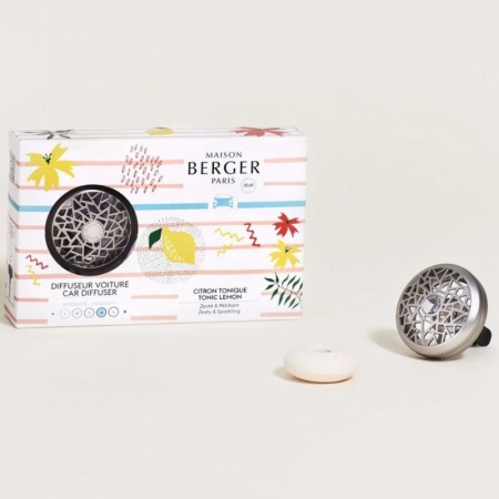 Автомобильный аромадиффузор-клипса «Ривьера» с ароматом «Лимонные дольки» (Tonic Lemon) детальная картинка 