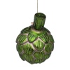 Новогоднее украшение из стекла Vondels "Зеленый артишок" 9см детальная картинка 