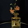 Ваза для цветов "Perfume Bottle" 19.5x8.5x29.7см золотая детальная картинка 