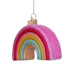 Новогоднее украшение из стекла Vondels "Радуга" 6см детальная картинка 