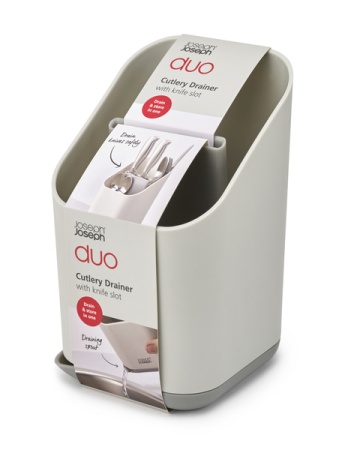 Органайзер для столовых приборов Duo со слотом для ножей - 80074 Joseph Joseph детальная картинка 