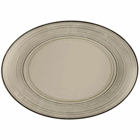 Тарелка овальная 26x19см ARGILA Larissa детальная картинка 