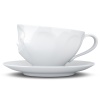Чашка с блюдцем 200мл Tassen Happy белая детальная картинка 