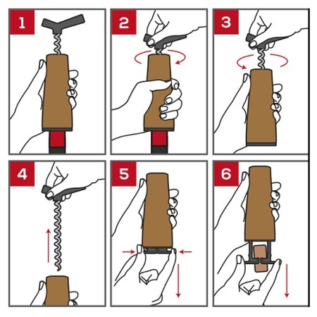 Штопор деревянный VIGNE Natural детальная картинка 