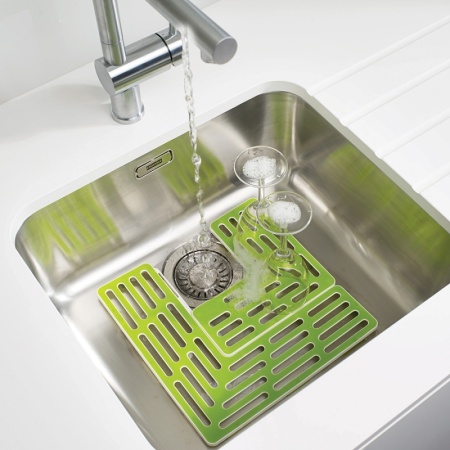 Подложка для раковины универсальная SinkSaver серая/белая - 85037 Joseph Joseph детальная картинка 