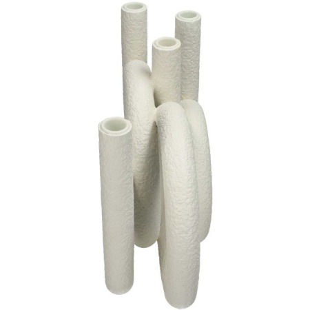 Подсвечник 38x14.6x30.2см белый детальная картинка 