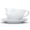 Чашка с блюдцем 200мл Tassen Laughing белая детальная картинка 