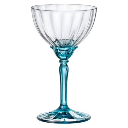 Набор бокалов для коктейля и шампанского 240мл Espresso Martini FLORIAN LUCENT BLUE, 6шт детальная картинка 