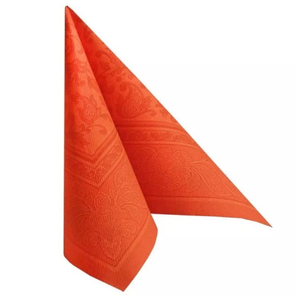 Фото Салфетка 40x40см ROYAL Collection Ornaments нектарин, 20шт