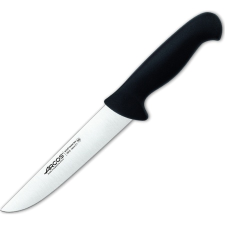 Нож мясной разделочный 18см 2900 черный детальная картинка 