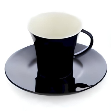 Чашка для кофе 90мл BPQ BLACK-COLORED детальная картинка 