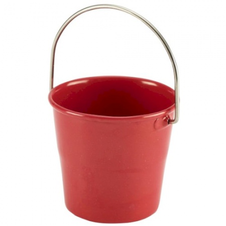 Ведерко сервировочное Ø4.5см красное детальная картинка 