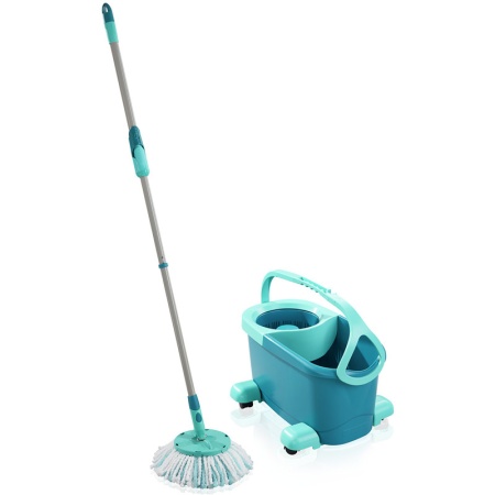 Комплект для уборки Clean Twist Ergo Disc Mop ведро 6л с отжимом и моп + тележка для ведра 521033 детальная картинка 