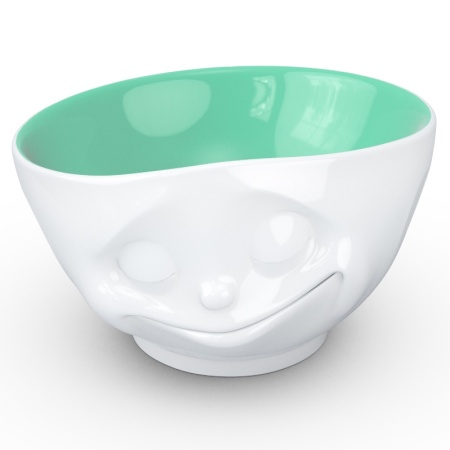 Чаша 500мл Tassen Happy белая-изумрудная детальная картинка 