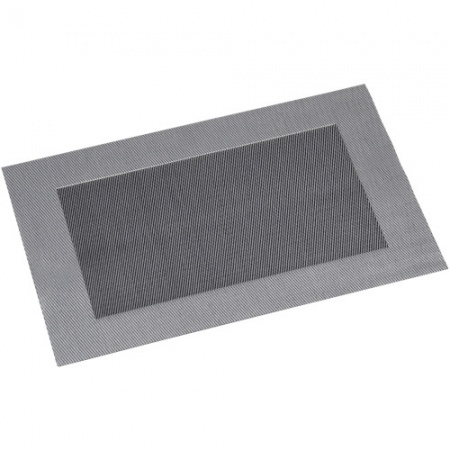 Салфетка под посуду 43х29х0.1см СЕРЕБРЯННЫЙ МЕТАЛЛ детальная картинка 