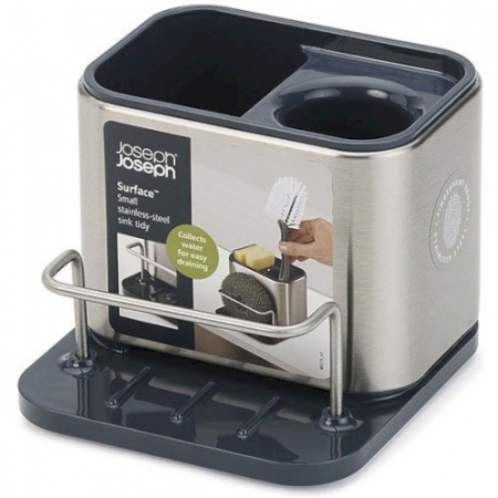 Органайзер для раковины Surface Steel маленький - 85111 Joseph Joseph детальная картинка 