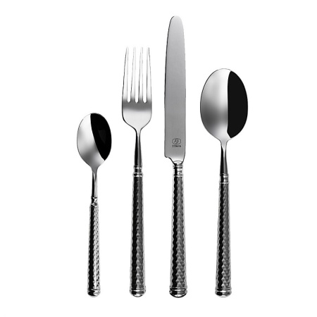 Набор столовых приборов Cubism - 24шт в деревянном боксе детальная картинка 