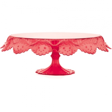 Подставка для торта Ø28x12см Sweetable красная детальная картинка 