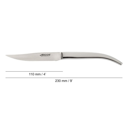 Набор ножей для стейка 11см STEEL FORCE Monoblock, 4шт детальная картинка 