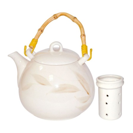 Чайник 500мл с фарфоровым фильтром "Элегантный бамбук" детальная картинка 
