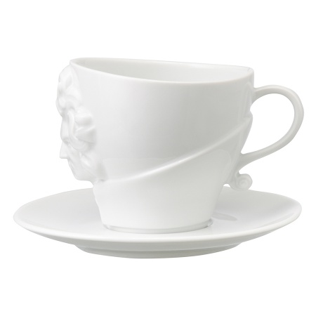 Чайная пара 260мл Talent Ludwig van Beethoven белая детальная картинка 