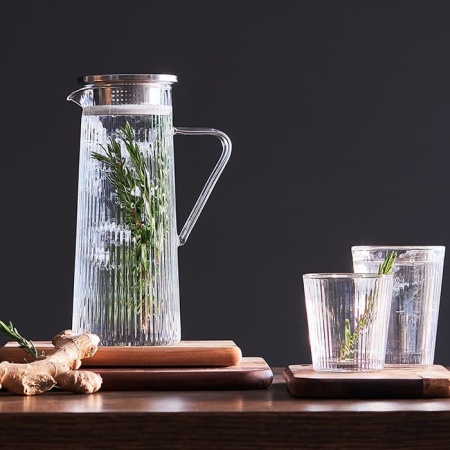 Кувшин 1.2л с крышкой-ситом Soft Ripples — Liberty Jones детальная картинка 