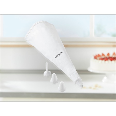 Мешок кондитерский 31см с 4 насадками детальная картинка 