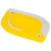 Скребок-нож для теста 2в1 Hilly 10.7x8см светло-серый/желтый — Smart Solutions детальная картинка 