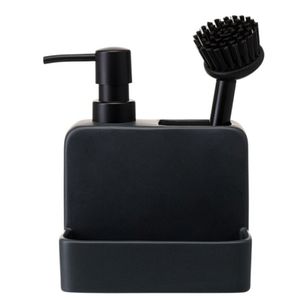 Органайзер с диспенсером для мыла Noble 280мл графит — Smart Solutions детальная картинка 