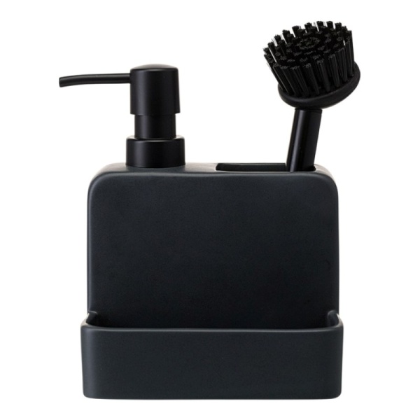 Фото Органайзер с диспенсером для мыла Noble 280мл графит — Smart Solutions