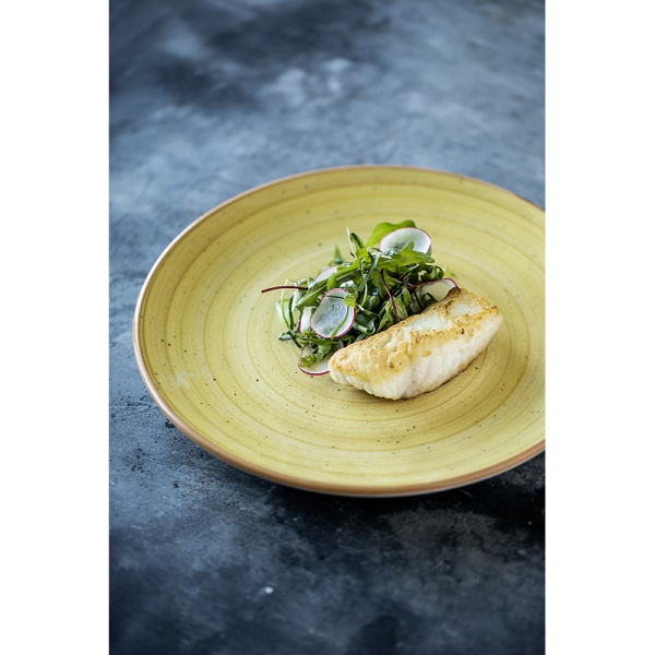 Фото Тарелка плоская Ø25см AURA Amber Gourmet