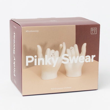 Набор из солонки и перечницы Pinky Swear детальная картинка 