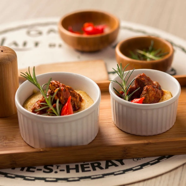 Фото Соусник, рамекин 75мл Ø7см рельефный Optiva Ramekin