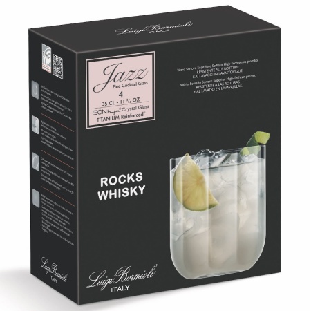 Набор стаканов для виски 350мл Jazz Rocks Whisky, 4шт детальная картинка 