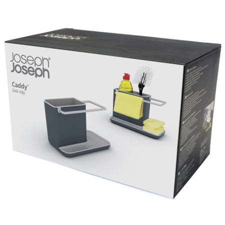Органайзер для раковины Caddy серый - 85022 Joseph Joseph детальная картинка 
