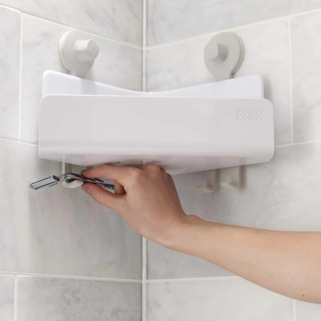 Набор полок для душа EasyStore белый, 2шт - 70550 Joseph Joseph детальная картинка 