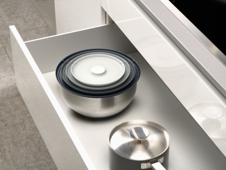 Набор из 4 мисок Nest Prep&Store из нерж.стали с крышками - 95025 Joseph Joseph детальная картинка 
