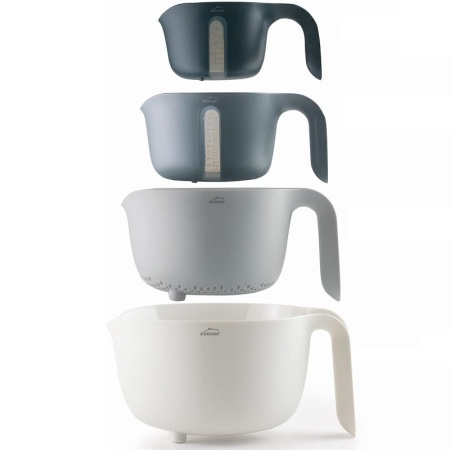 Набор из 4 предметов PRACTIC – 3 миски и дуршлаг детальная картинка 