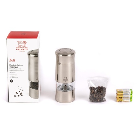 Электрическая мельница для перца ZELI Stainless Steel 14см детальная картинка 