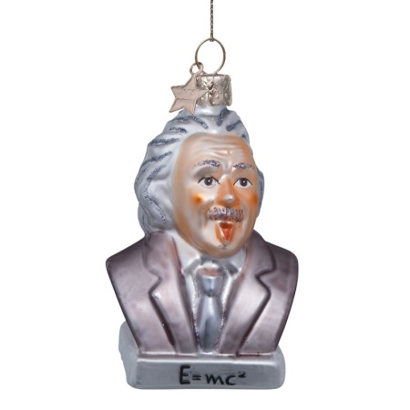 Новогоднее украшение из стекла Vondels "Эйнштейн" 9.5см детальная картинка 