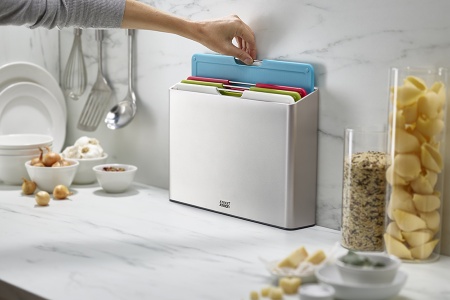 Набор разделочных досок 34x24см Folio Large серебристый - 60185 Joseph Joseph детальная картинка 