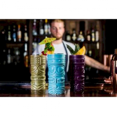 Стакан тики кружка TIKI 400мл голубой детальная картинка 