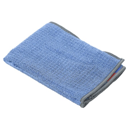 Набор из тряпки для стекол из микрофибры 30x30см и двусторонней тряпки из микрофибры 30x30см детальная картинка 