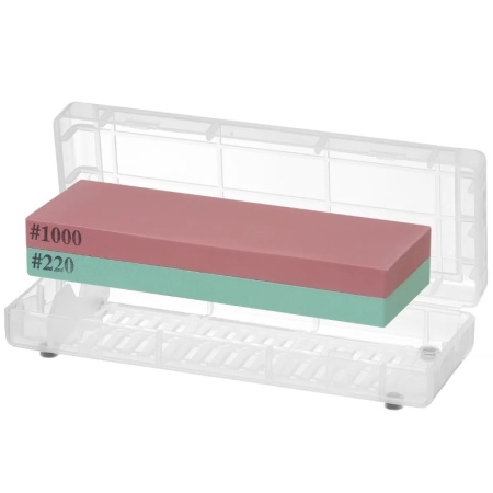 Брусок для заточки ножей 185x65x(h)30мм 220/1000 Hendi детальная картинка 