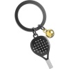 Брелок для ключей "Ракетка для падел-тенниса и мяч" детальная картинка 