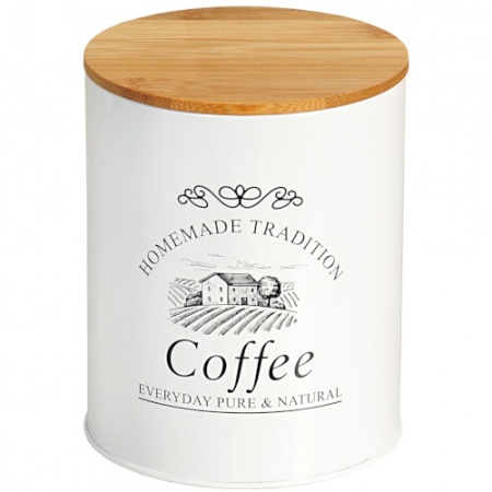 Емкость для кофе Ø11x(h)13.5см c надписью "Coffee" детальная картинка 