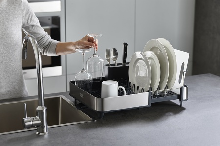 Сушилка для посуды раздвижная Extend steel - 85153 Joseph Joseph детальная картинка 