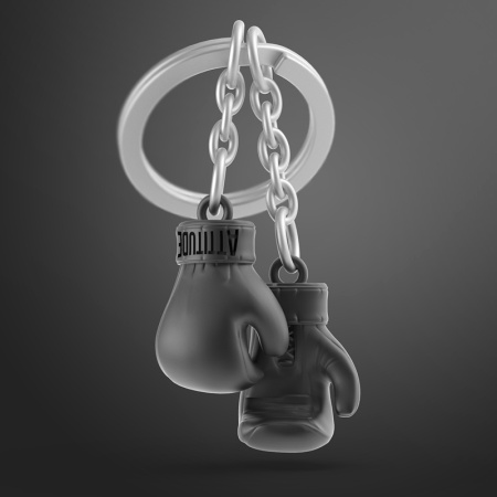 Брелок для ключей "Боксерские перчатки" детальная картинка 