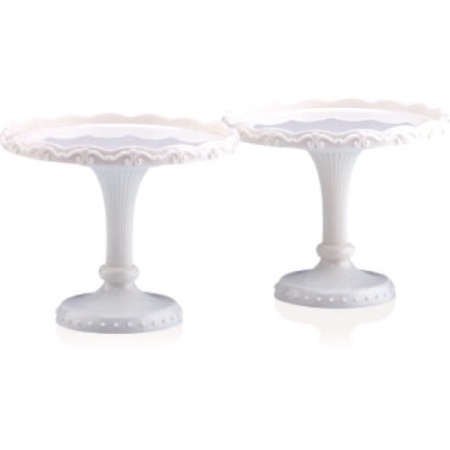 Подставка для торта Ø10x8см Sweetable белая, 2шт детальная картинка 