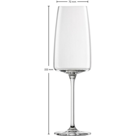 Набор бокалов для игристого вина 388мл VIVID SENSES, 2шт детальная картинка 